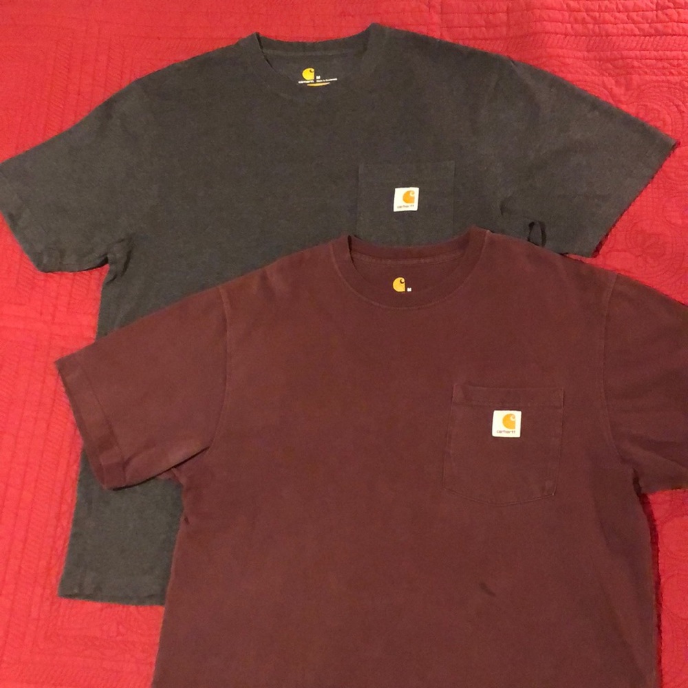 (2) carhartt shirts